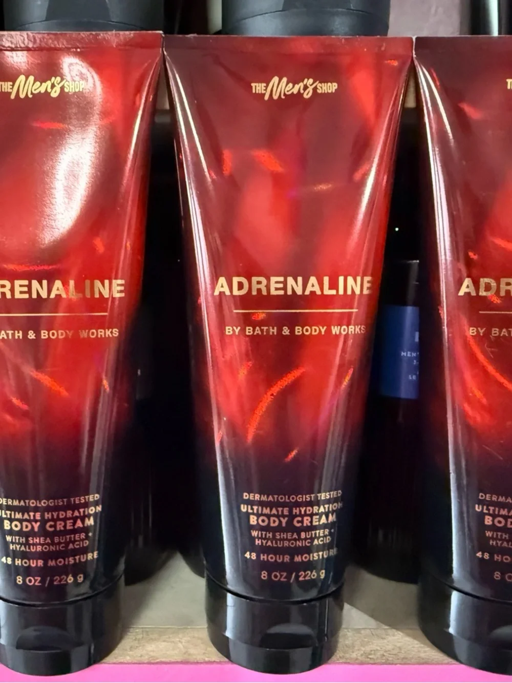 3 Bath & Body Works Adrenaline Body Cream — Red